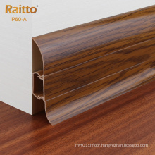 P60-A, Cheap PVC Skirting Board Baseboard for Wholesale